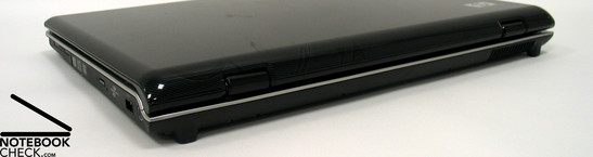 HP Pavilion dv9580eg Interfaces