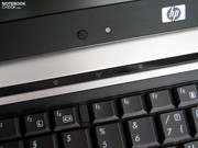 As a visual feature the EliteBook 6930p offers a range of additional keys above the keyboard.