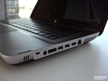 Hardly any difference in the Envy 15: