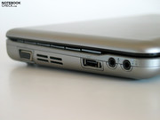 The ports offered are those typical of netbooks.