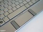 The touchpad needs getting used to, since its keys have been placed to the sides.