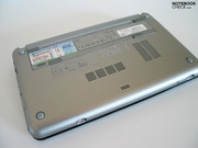 The heating of the aluminium case does not limit the netbook's operation in any way.