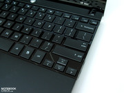 Only the American keyboard arrangement of our test sample provided for a bit of confusion.