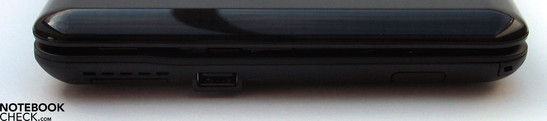 Right side: multimedia card reader, USB 2.0, HP Mobile Drive (optional)