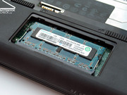 As in almost all of the current netbooks, the HP Mini also uses an Atom CPU from Intel.