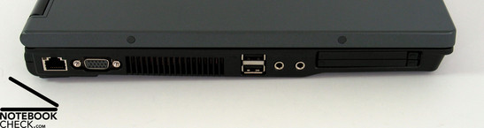 HP Compaq nx6325 Interfaces