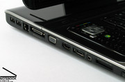 As usual for a multimedia notebook the HDX9320EG offers many interfaces.