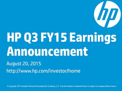 HP seeing lower profits and revenue for Q3 2015