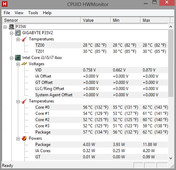 HWMonitor screenshot