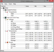 HWMonitor screenshot