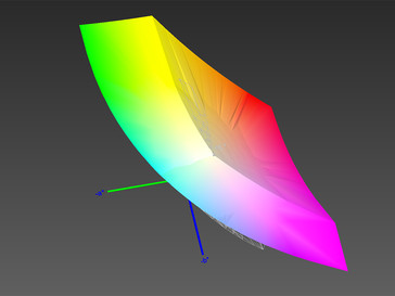 iPad Pro (grid) color space coverage sRGB: 97.87%