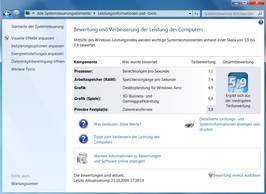 Win 7 performance index