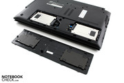The case has space for a maximum of two hard drives.