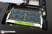 Thanks to the free RAM slot, the RAM memory can be increased.