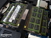 Four RAM slots are a rarity on notebooks.
