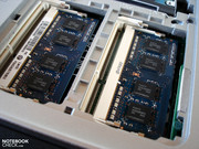 A total of 16 GB DDR3 RAM can be installed.