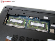 Two DDR3 RAM slots for up to 16 GB.