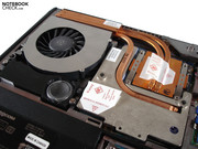 The AMD Radeon HD 6970M requires an elaborate cooling system.