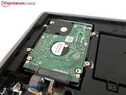 A conventional hard drive for large data collections.