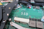 An mSATA SSD can be installed optionally.