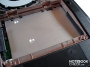 A maximum of two hard disks can be accommodated in the case.