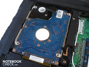 The hard drive from Hitachi offers 500 GB capacity.