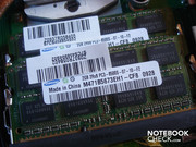 Both RAM slots are already occupied with 2x 2048 MByte DDR3-RAM