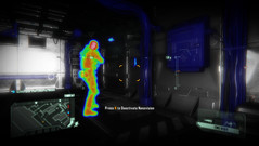 The nanovision is like a thermal imaging camera.