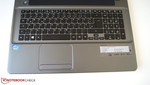 Keyboard and touchpad