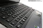 The single keyed keyboard belongs to the best that we've ever seen in a laptop.
