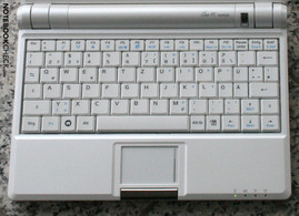 Keyboard of the Eee PC