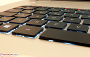Handy: the Envy 17's keyboard is illuminated.
