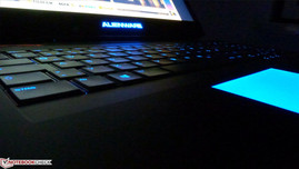 The high-quality keyboard can be separated into four lighting-zones