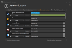 Killer Network Manager allows users to prioritize and block data traffic from applications.