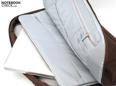 The courier bag in our test report is a spacious solution.
