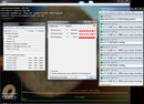 The graphic card's rate likes to sway under full load of CPU and GPU (can be seen in the varying bar levels of GPU-Z and the varying temperatures of Furmark)