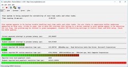 Strikingly high latencies in our test model