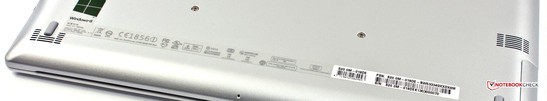 The speaker grilles. The speaker grilles.