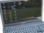 The Lenovo G550 outdoors