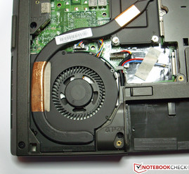 Lenovo ThinkPad L440: ventilation system - the fan is easy to clean