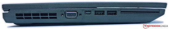 Lenovo ThinkPad L440 - interfaces on the left