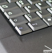 ...with the usual idiosyncratic keyboard layout, like for example the FN key in the left lower corner.