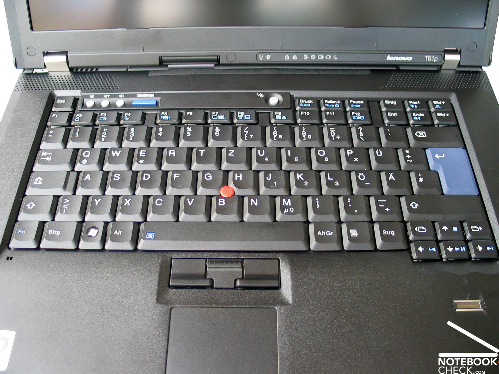 Review Lenovo Thinkpad T61p Notebook - NotebookCheck.net Reviews