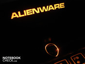 However, the colors of the chic Alienware banner and the power button can be changed