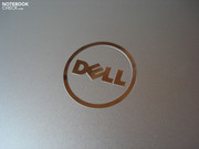 Dell has placed a chic logo on the lid.