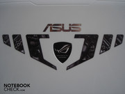 Not difficult to recognize: Asus uses a futuristic design for the G60VX