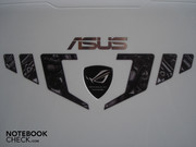 Not difficult to recognize: Asus uses a futuristic design for the G60VX