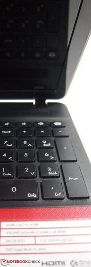 A numeric keypad is also included.