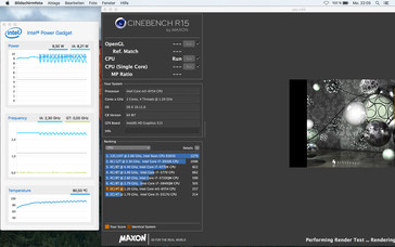 The chip only starts to fluctuate between 2.3-2.4 GHz when the temperature reaches ~90 °C.