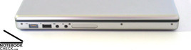Left side: ExpressCard 34mm, (opt.) audio out (opt.) audio in, 2x USB 2.0, MagSafe Power Connector